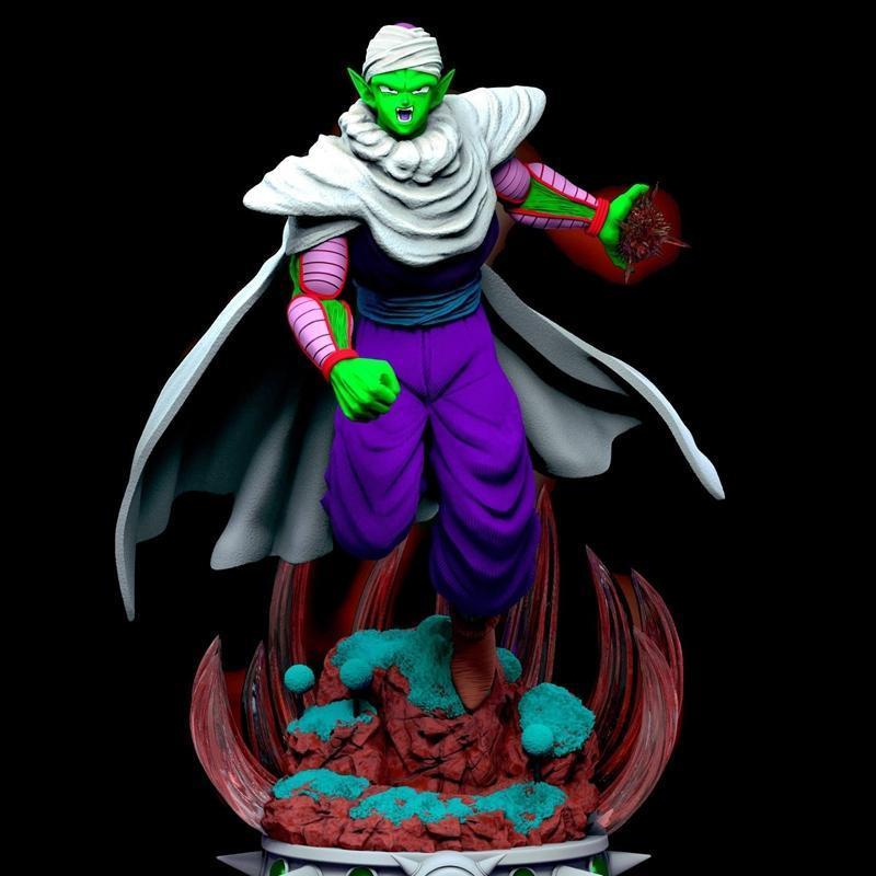 龙珠Z 3D打印模型 小型龙战士|Piccolo dragon ball z statue – 3D Print Model STL