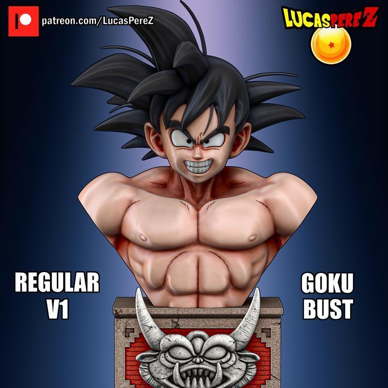 悟空特别版3D打印模型|Goku Busto Especial – 3D Print Model STL