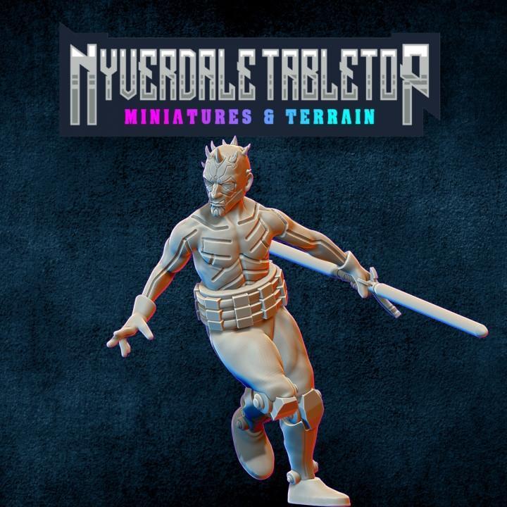 达斯·魔 ND015 与达斯·维达 ND017 3D打印模型|Darth Maul – ND015 and Darth Vader – ND017 – 3D Print Model STL