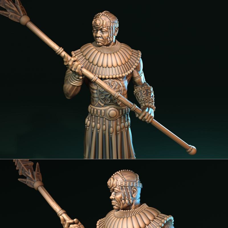 Jabulani战神——3D打印模型|Jabulani the warrior – 3D Print Model STL