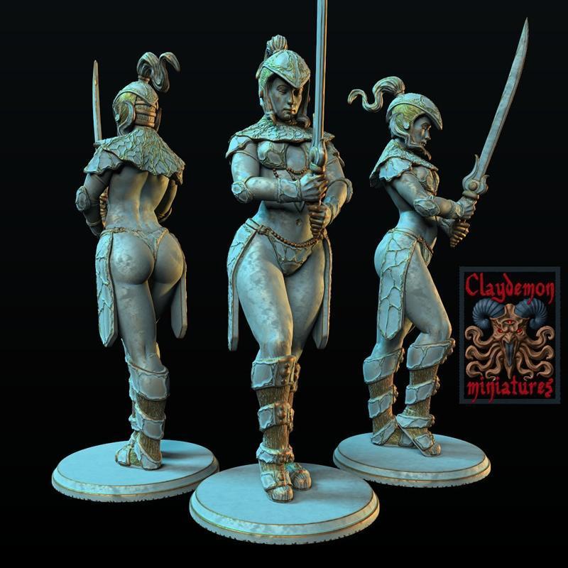 第二守卫与第一守卫及半神少女——3D打印模型|Second court guard and First court guard and The Demigoddess – 3D Print Model STL