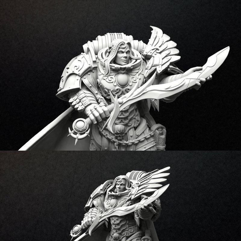 紫罗兰骑士 3D打印模型|The Purple Knight – 3D Print Model