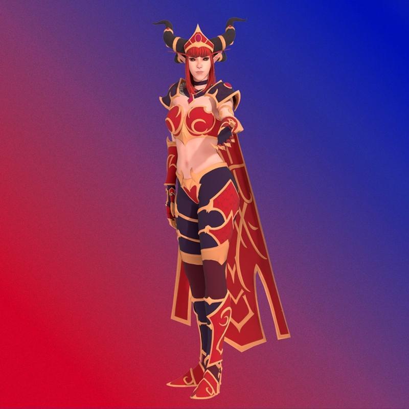 亚历克斯特拉萨 3D打印模型|Alexstrasza – 3D Print Model STL
