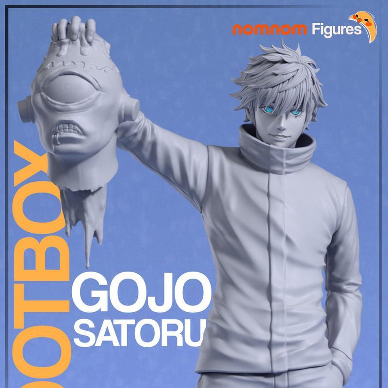 三渲二打印模型：咒术回战-五条悟|NomNom Figures – Satoru Gojo – Jujutsu Kaisen – 3D Print Model