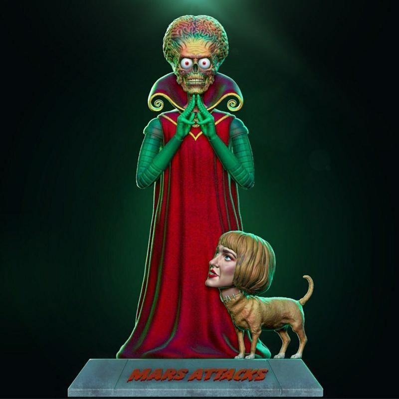 Diklichart - 火星进攻 - 3D打印模型|Diklichart – Mars Attacks – 3D Print Model STL