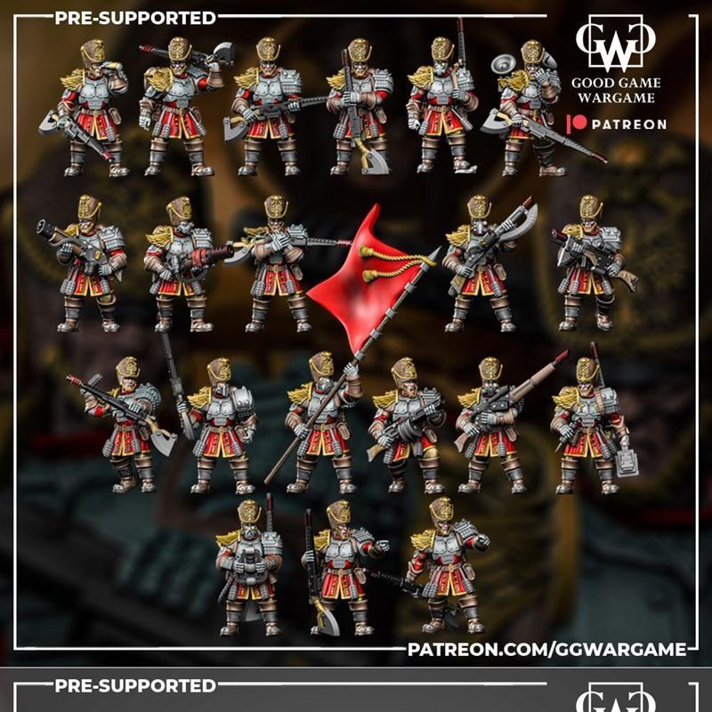 战棋游戏《战地》2023年3D打印模型|Good Game Wargam December 2023 – 3D Print Model STL