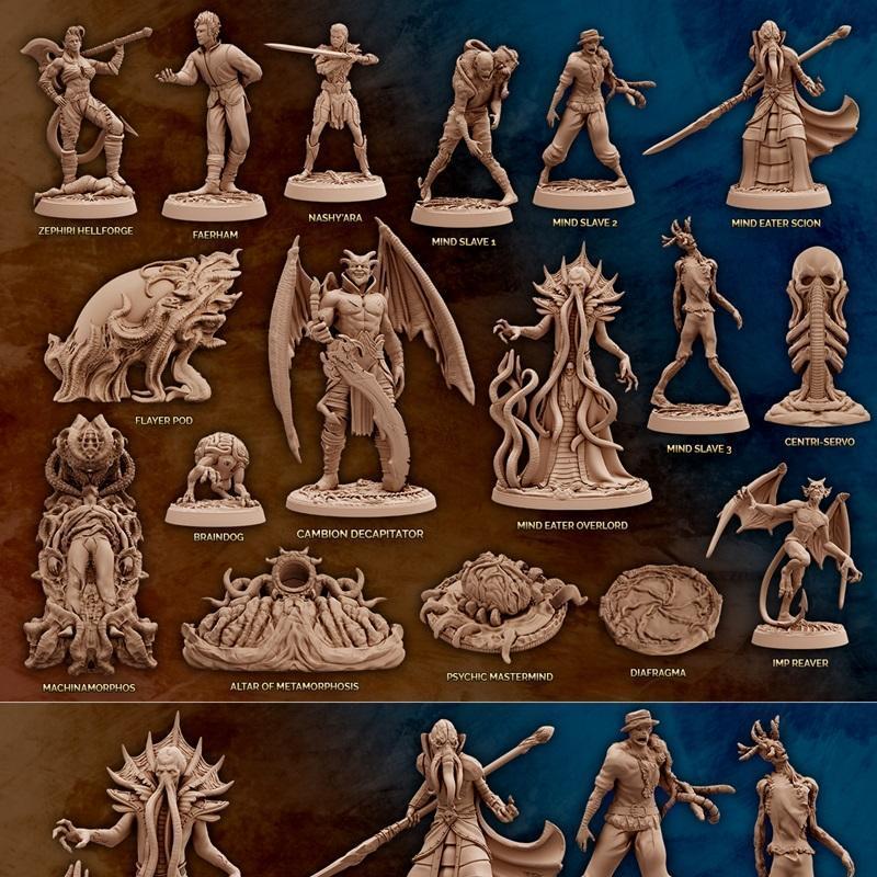 Artificers迷你系列-暗星完整包-3D打印模型|Artificers Mini – Dark Star Full Pack – 3D Print Model STL