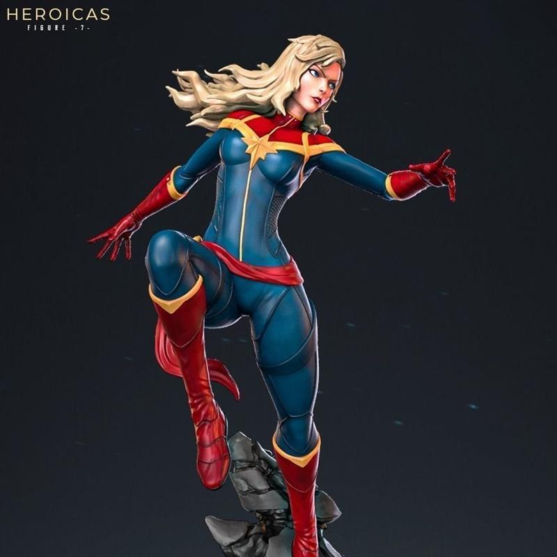 英雄少女 图7 D1 蜜蜂女 3D打印模型|Heroicas – Figure 7 – D1 – Ms Marvel – 3D Print Model STL
