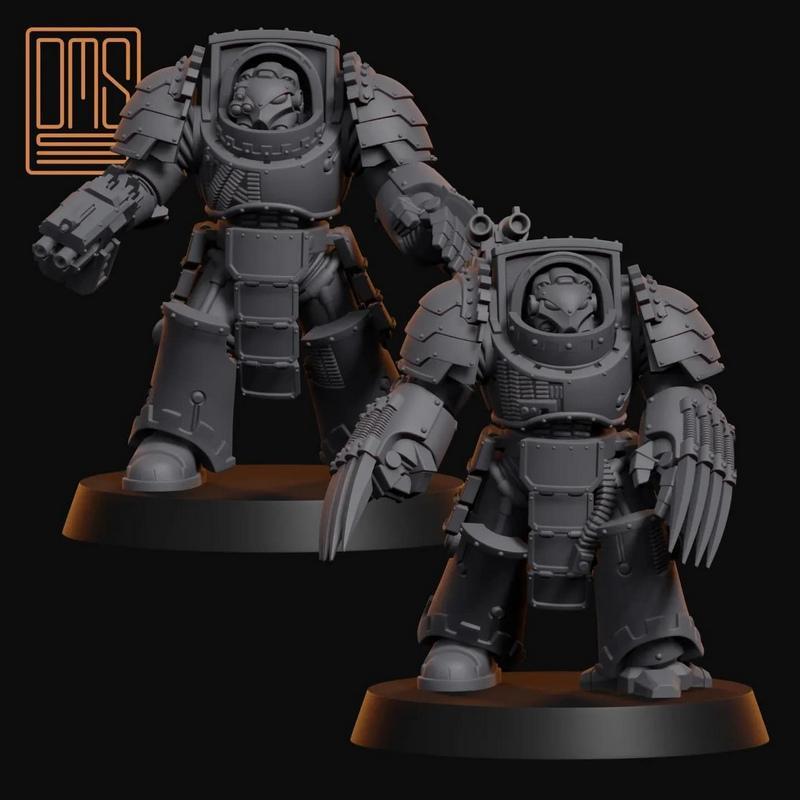 铁血破坏者小队——3D打印模型|Iron Destroyer Squad – 3D Print Model
