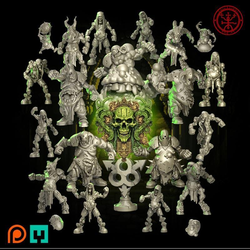 Torchlight模型 - 混沌狂徒 - 3D打印雕像|Torchlight Models – Juggernaut of Filth – 3D Print Model STL
