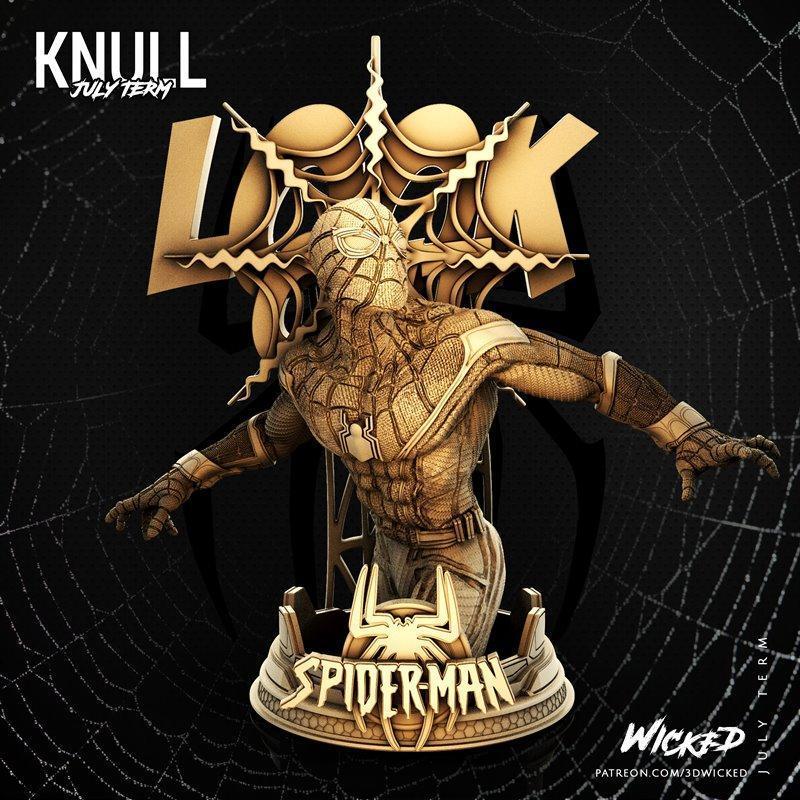 Wicked – Spiderman Bust – 3D Print Model STL