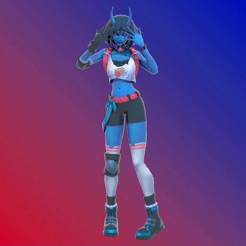 Azure The Blue Oni 和 Aroeyo Guruto 3D打印模型|Azure The Blue Oni and Aroeyo Guruto – 3D Print Model STL