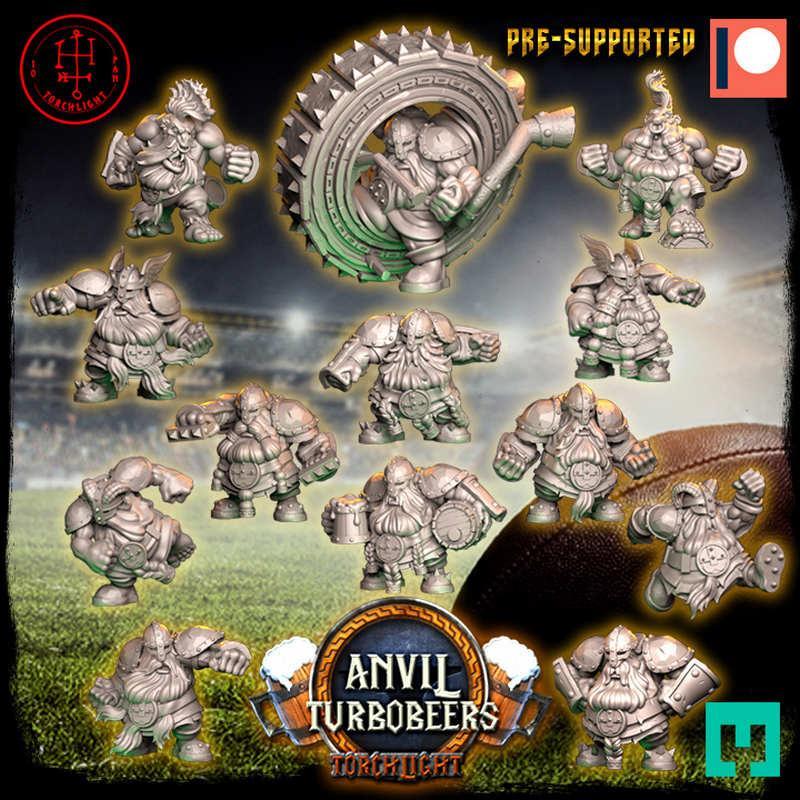 安维涡啤酒团队 - 3D打印模型|Anvil Turbobeers Team – 3D Print Model