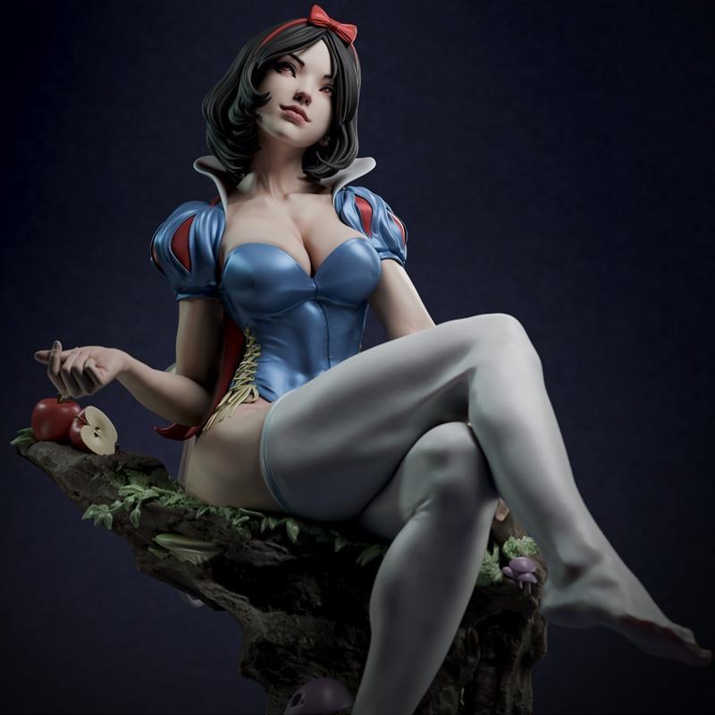Ca 3d Studios - 小美人鱼 - 3D打印模型|Ca 3d Studios – Snow White – 3D Print Model STL