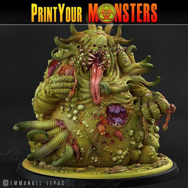Print Your Monsters – Giant Plague Demon – 3D Print Model STL
