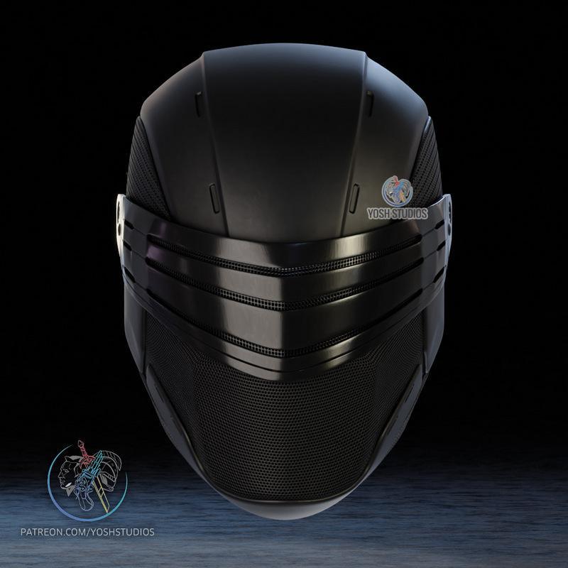 蛇眼头盔 3D打印模型|Snake Eyes Helmet – 3D Print Model