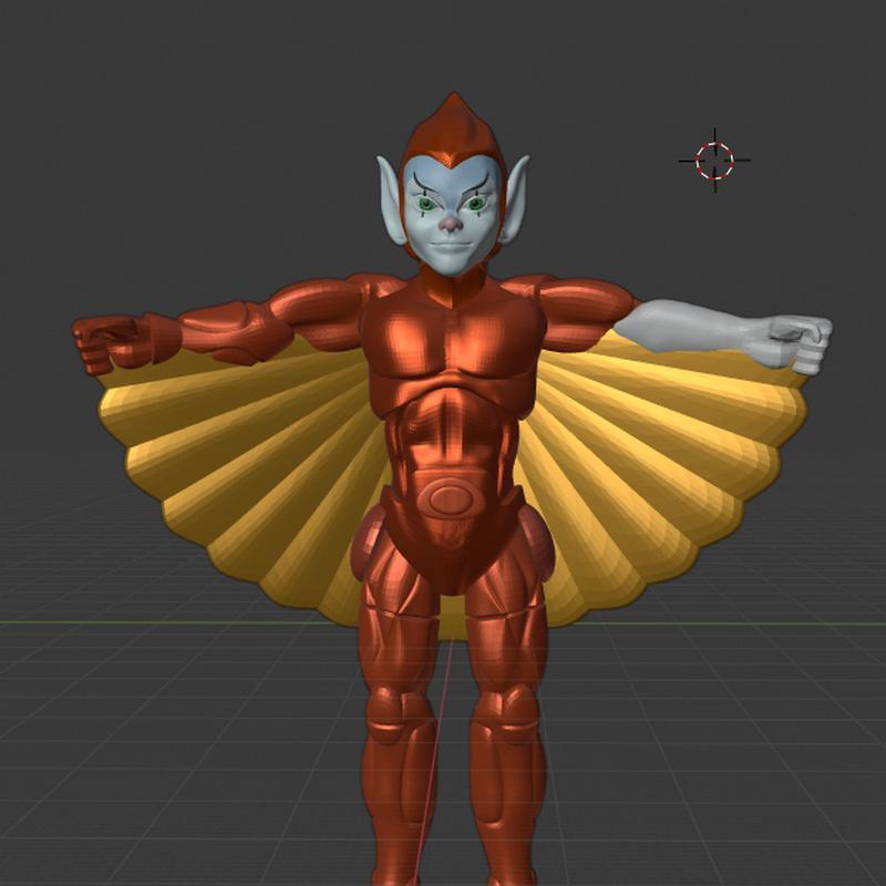 银鹰工作室-铜仔-3D打印模型|Silverhawks – The Copper Kid – 3D Print Model