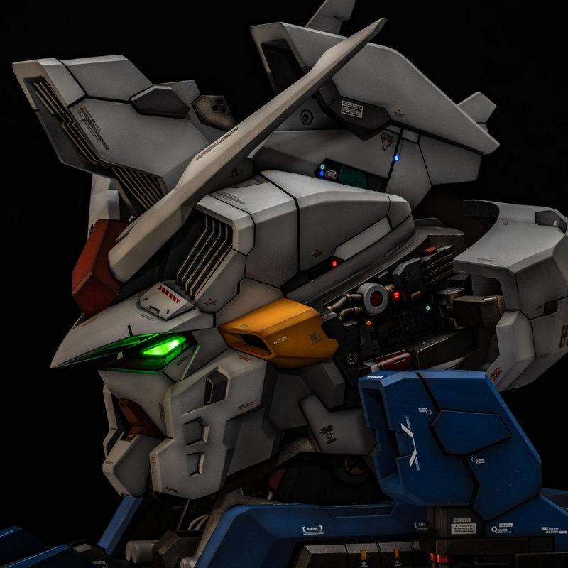 高达人形模型-3D打印版|Gundam Bust – 3D Print Model