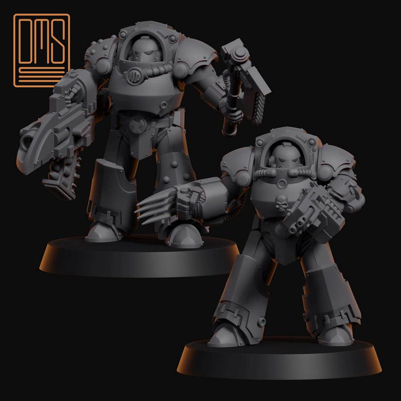 重型驱逐舰战斗小队 - 3D打印模型|Heavy Destroyer Battle Squad – 3D Print Model