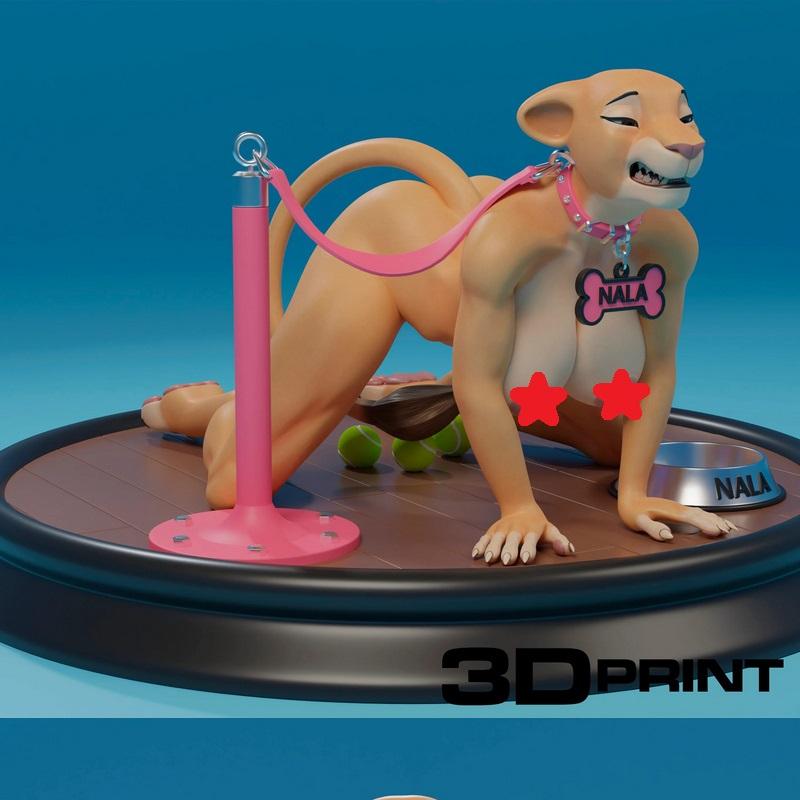 Nala宠物互动模型 3D打印版|Nala Pet Play – 3D Print Model