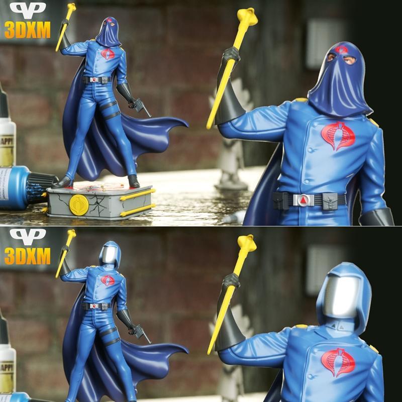 哥斯拉模型3D打印文件|Cobra Commander – 3D Print Model STL