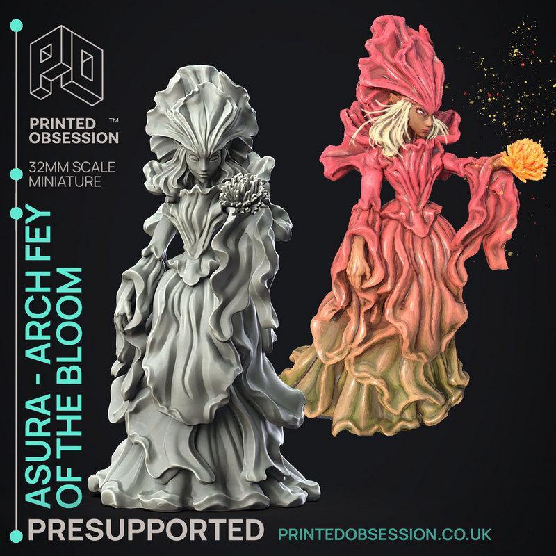 阿斯拉——花之 arch 精灵 3D打印模型|Asura – Arch Fey of the Bloom – 3D Print Model