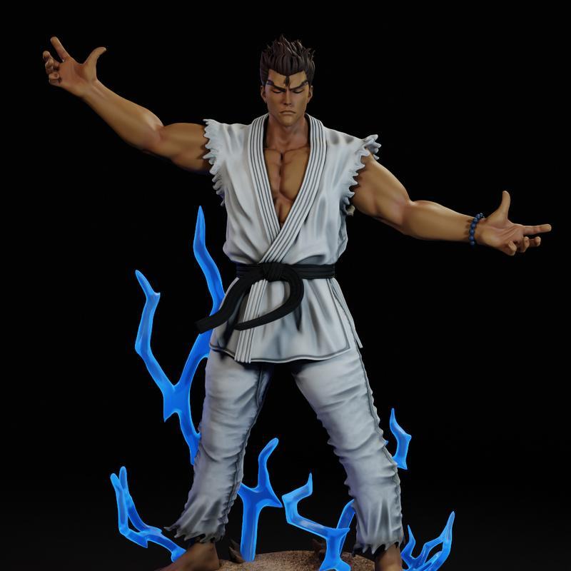 经典场景3D打印模型|Ryu Iconic Scene – 3D Print Model