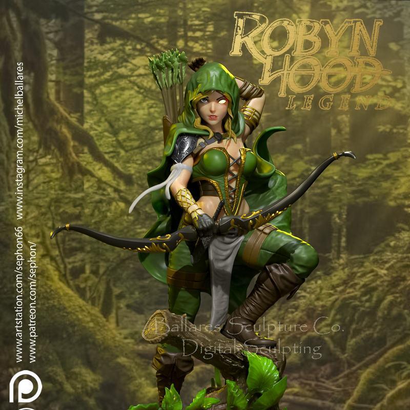 罗宾汉传说 3D打印模型|Robyn Hood Legend – 3D Print Model