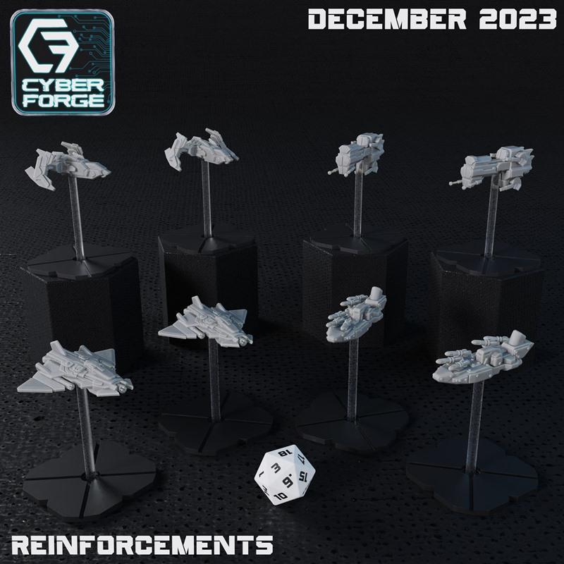 Cyber-Forge迷你模型2023年12月发布款——3D打印可打印模型|Cyber-Forge Miniatures December 2023 – 3D Print Model STL