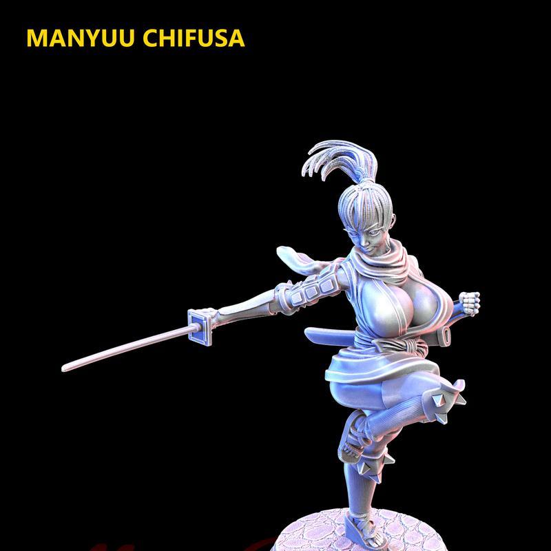 Manyuu Chifusa 3D打印模型|Manyuu Chifusa – 3D Print Model