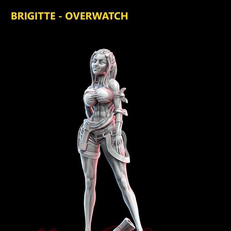 brigitte 克里姆森 3D打印模型|Brigitte Overwatch – 3D Print Model