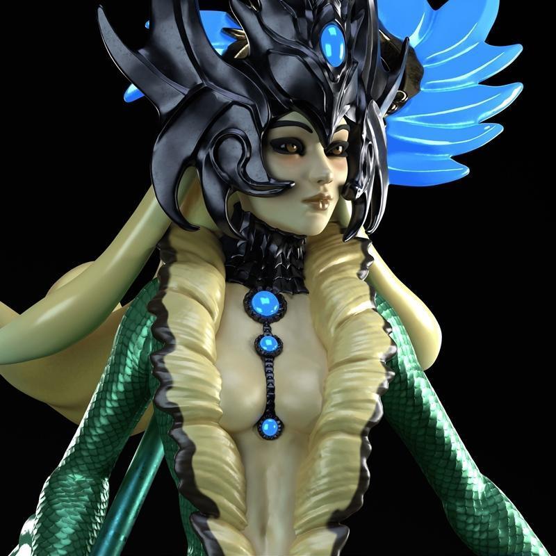 洛库斯娜 3D打印模型 STL|Nami from League of Legends by jellander – 3D Print Model STL