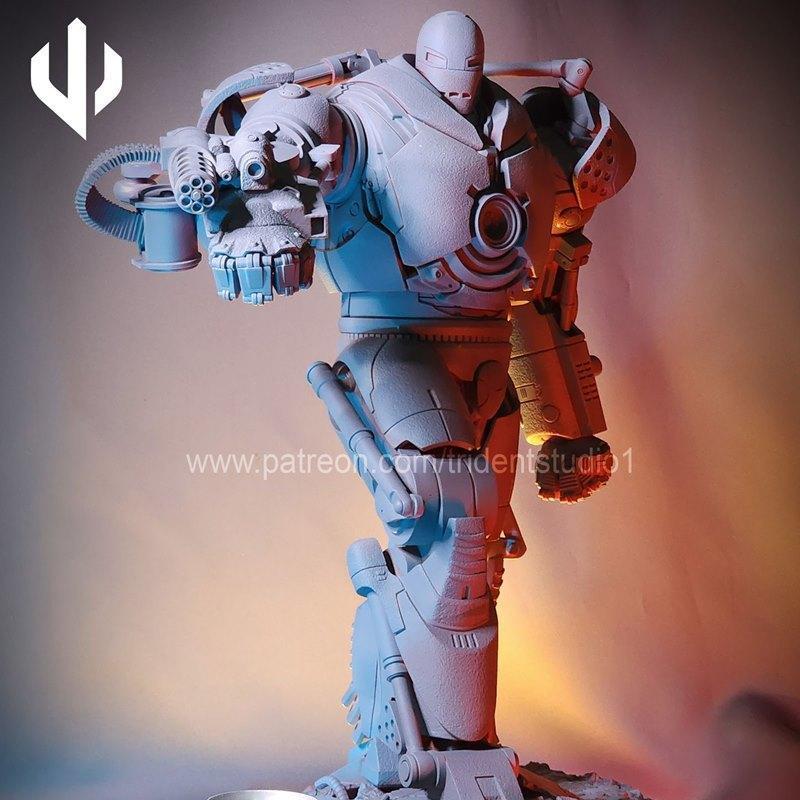Trident Studio - 铁锤侠 - 3D打印模型|Trident Studio – Iron Monger – 3D Print Model STL