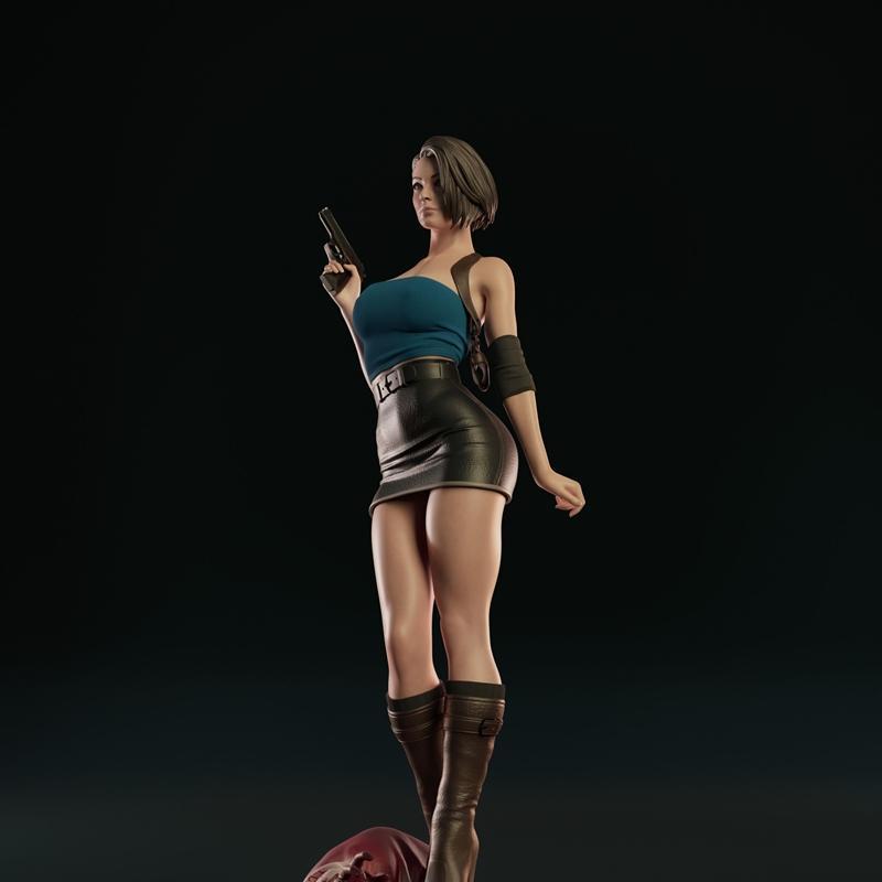 Abe3d - 伊拉·瓦伦丁 - 3D打印模型|Abe3d – Jill Valentine – 3D Print Model STL