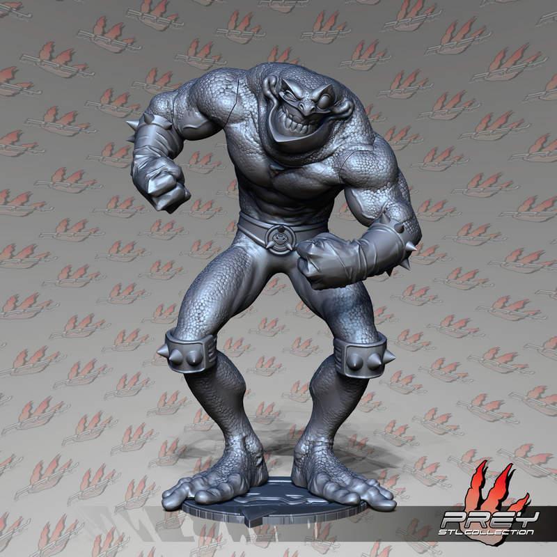 Zitz Battletoad 3D打印模型|Zitz Battletoad – 3D Print Model