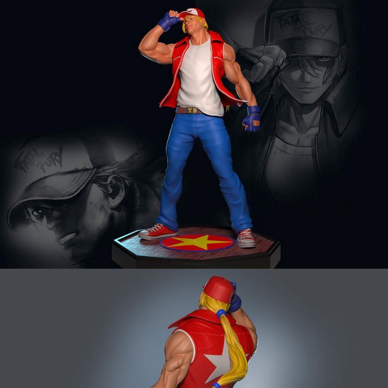 3D打印模型：铁拳战士泰瑞·博加德|Terry Bogard King of Fighters – 3D Print Model