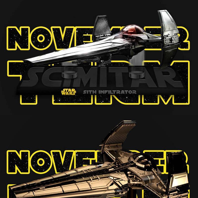 星球大战 斯科米塔雕塑 3D打印模型|Star Wars – Scimitar Sculpture – 3D Print Model