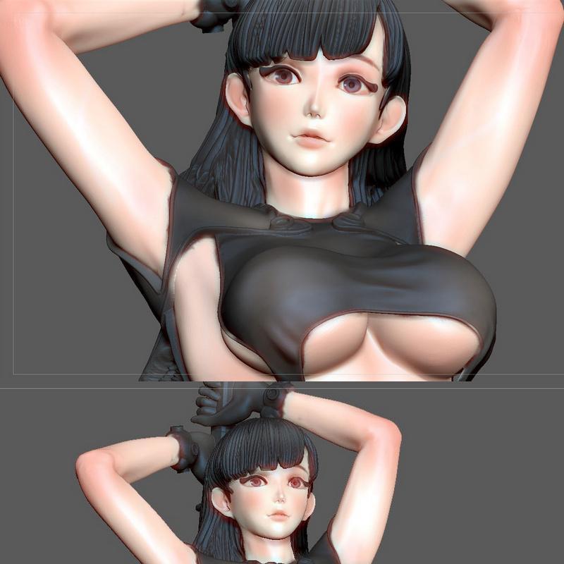 三渲二模型 | Reika Shimohira 3D打印人形模型|Reika Shimohira – 3D Print Model