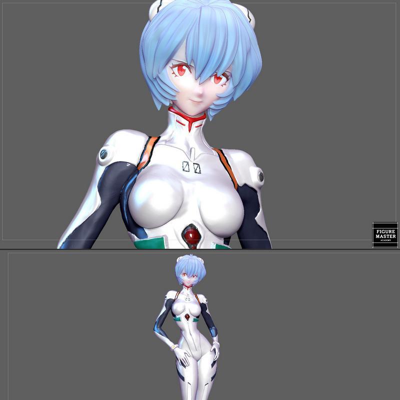 交响曲中的静谧——Rei Ayanami 3D打印模型|Rei Ayanami – 3D Print Model