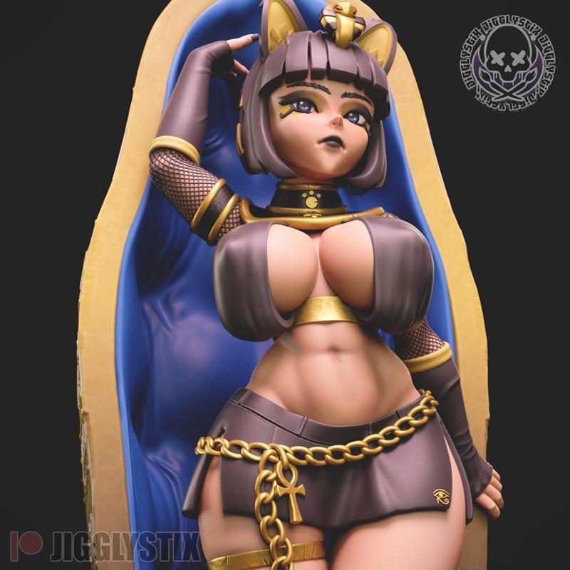 Jigglystix - Ankha - 3D打印模型|Jigglystix – Ankha – 3D Print Model STL