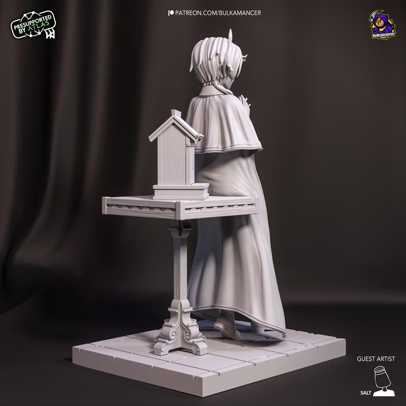 3D打印模型：蘑菇奇谭·赛尔菲特|Neko Figurines – Sylphiette (Mushoku Tensei) – 3D Print Model STL
