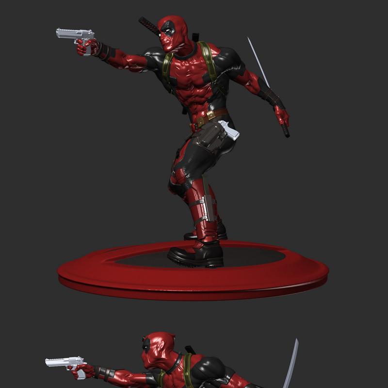 死侍 3D打印模型|Deadpool – 3D Print Model
