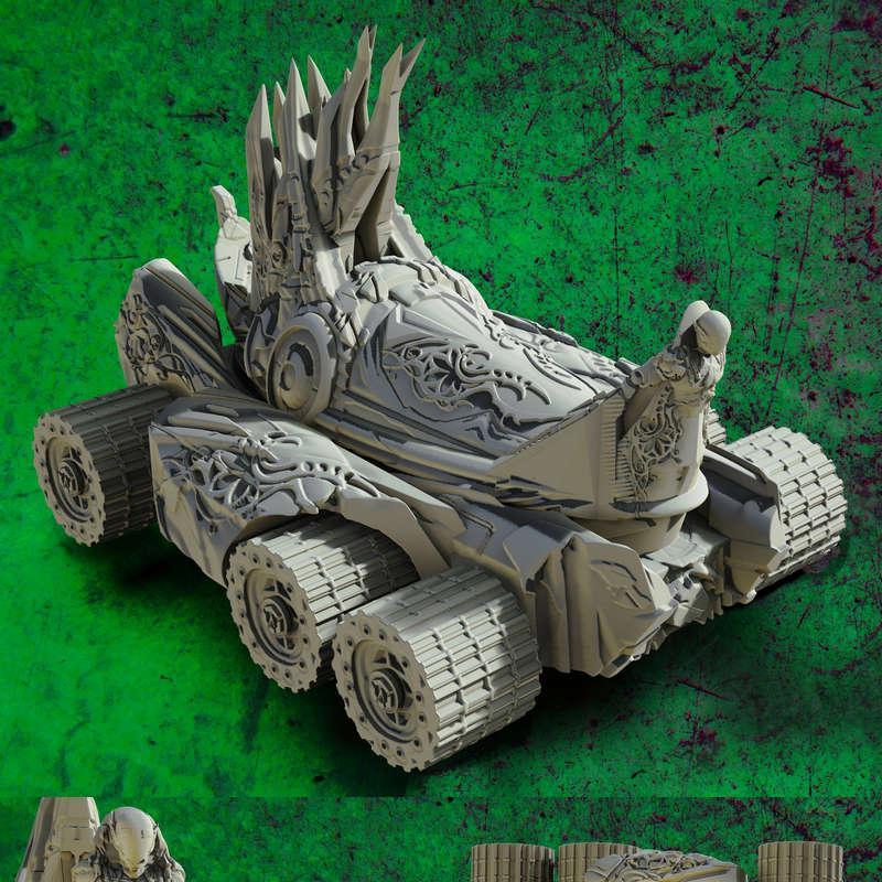 飞行太空船——3D打印模型|Flying Space Boat – 3D Print Model