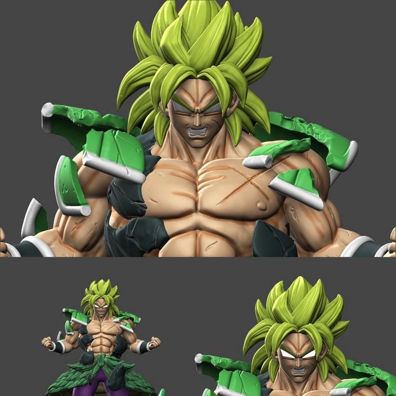 布罗利 - Dragon Ball超 - 3D打印模型|Broly – Dragon Ball Super – 3D Print Model
