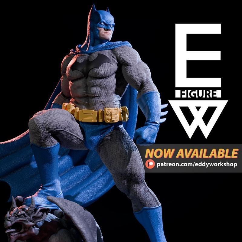Eddy Workshop - 蝙蝠侠 - 3D打印模型|Eddy Workshop – Batman – 3D Print Model STL