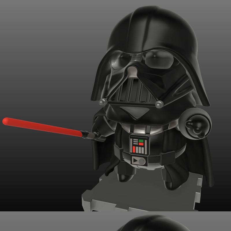 PlaKit -星球大战 -达斯维达 -3D打印模型|PlaKit – Star Wars – Darth Vader – 3D Print Model