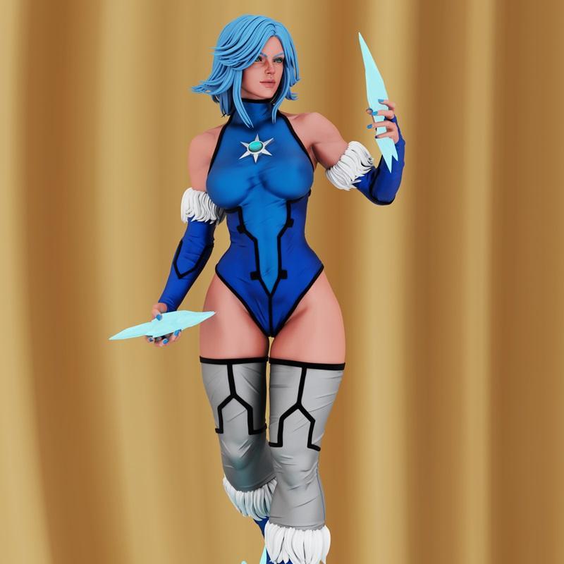 BrunoArt3D 3D打印模型：Killer Frost角色模型|BrunoArt3D – Killer Frost – 3D Print Model STL