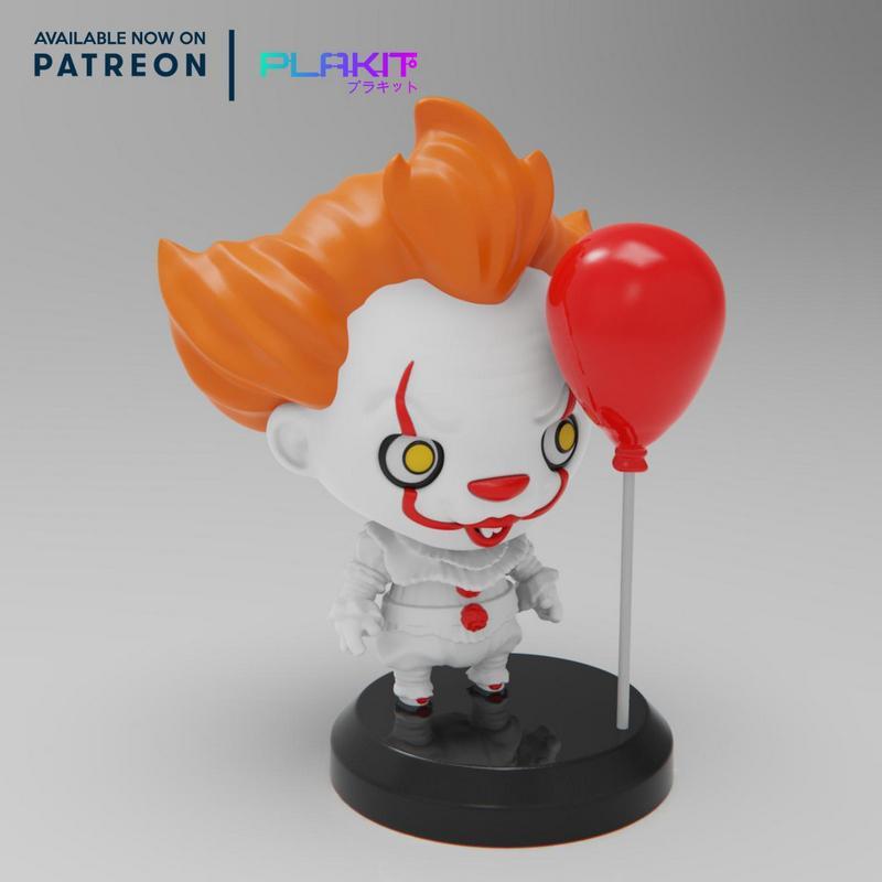 PlaKit - Pennywise - 3D打印模型|PlaKit – Pennywise – 3D Print Model