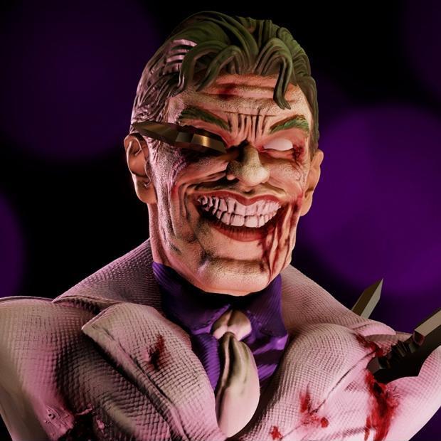 杰克逊漫画书与布拉纳、巴卡卡 3D打印模型|Joker Comic Book and Blanka and Baraka – 3D Print Model STL