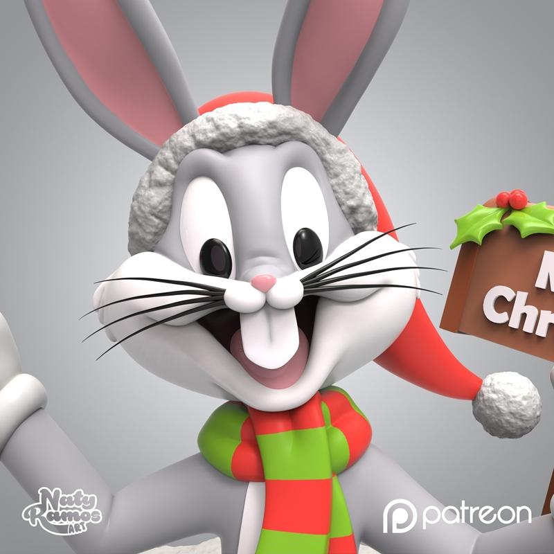 Naty Ramos 3D打印圣诞昆虫模型|Naty Ramos Art – Bugs Christmas – 3D Print Model STL